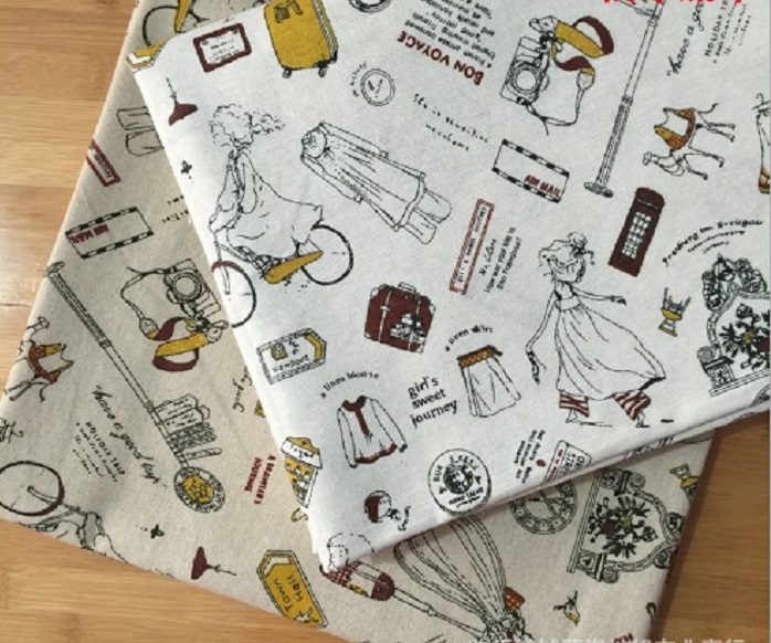 [HCM]VẢI BỐ/ VẢI CANVAS HỌA TIẾT THỜI TRANG