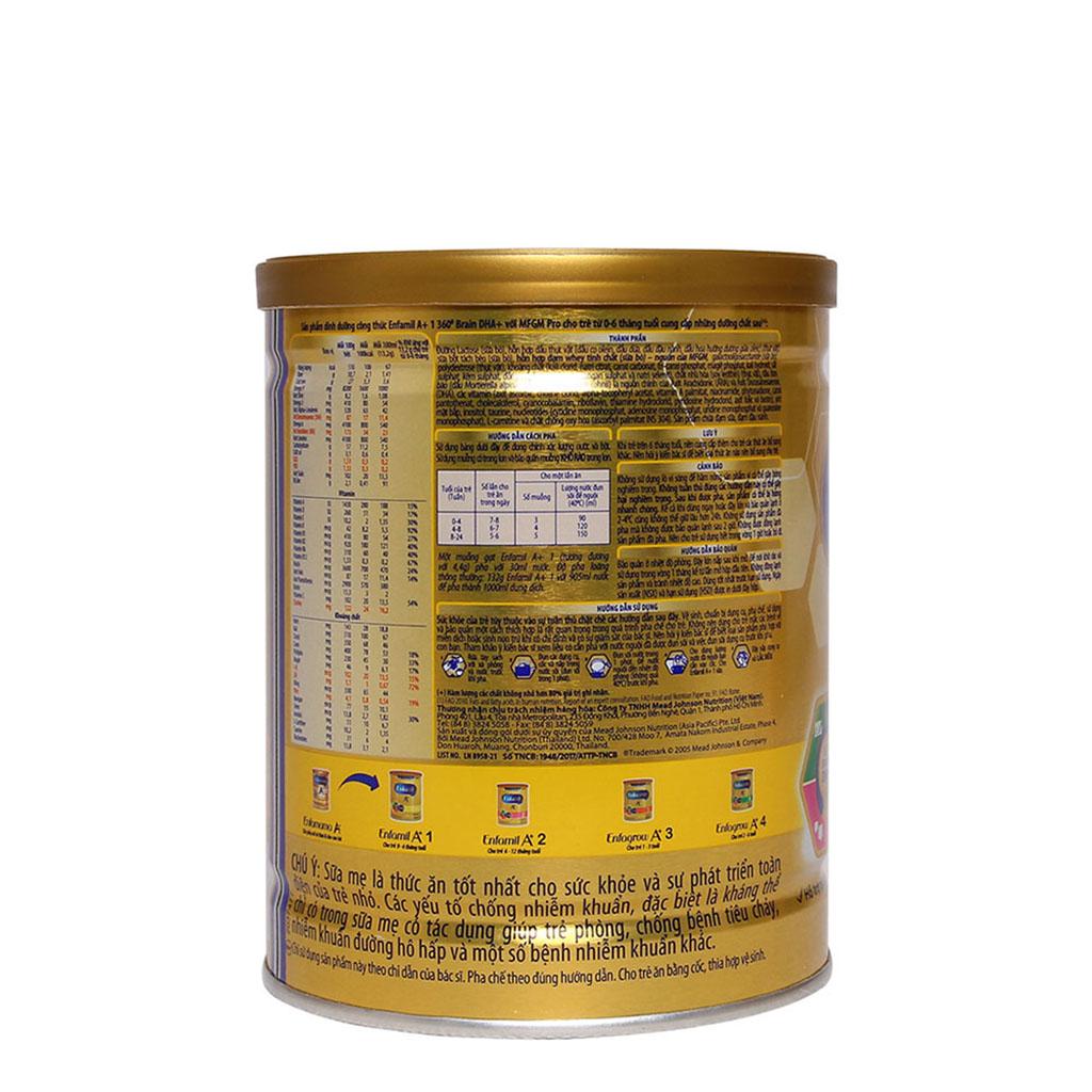 Sữa Bột Enfamil A+ 1 - Hộp 400g (Cho trẻ từ 0~6 tháng tuổi)