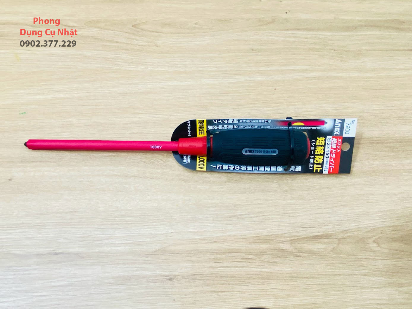 Tô vít cách điện 1000V No.7200 Anex MADE IN JAPAN