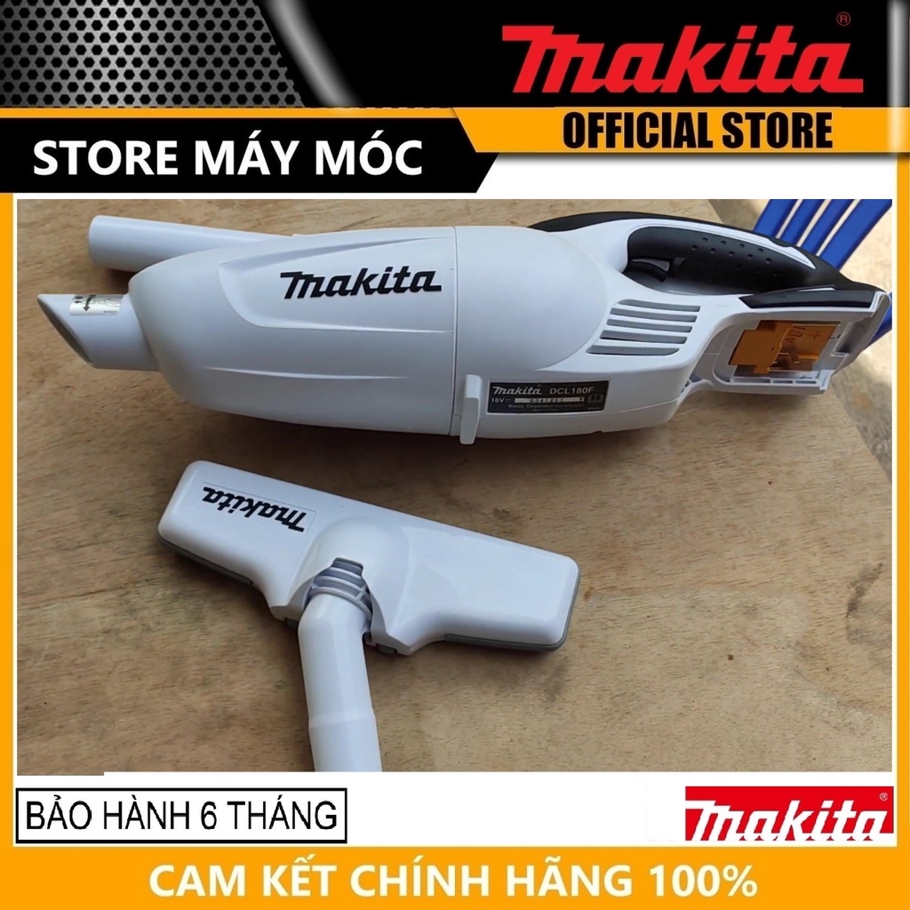 Máy hút bụi dùng pin makita dcl180fzw - hàng chính hãng