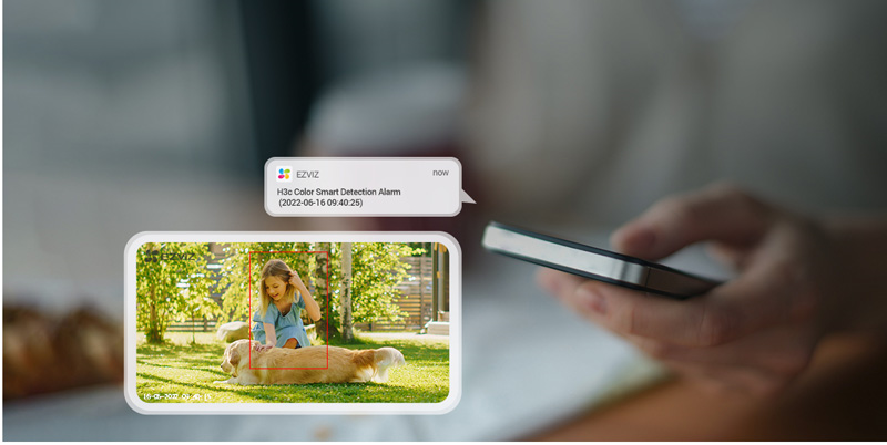 Camera WiFi Colorvu thông minh 3mp EZVIZ H3c 2K