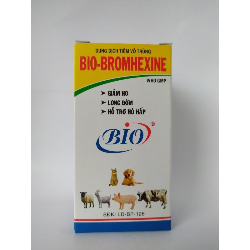 (XẢ KHO) BIO-BROMHEXIN CHAI 50ML. GIẢM HO, LONG ĐỜM, HỖ TRỢ HÔ HẤP