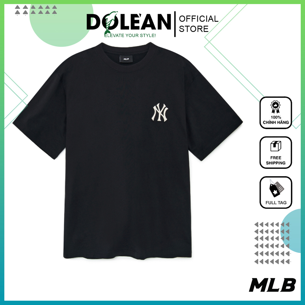 Áo Nỉ Sweatshirt MLB Tay Dài Cổ Tròn Full Side Monogram Overfit Trắng   Caos Store