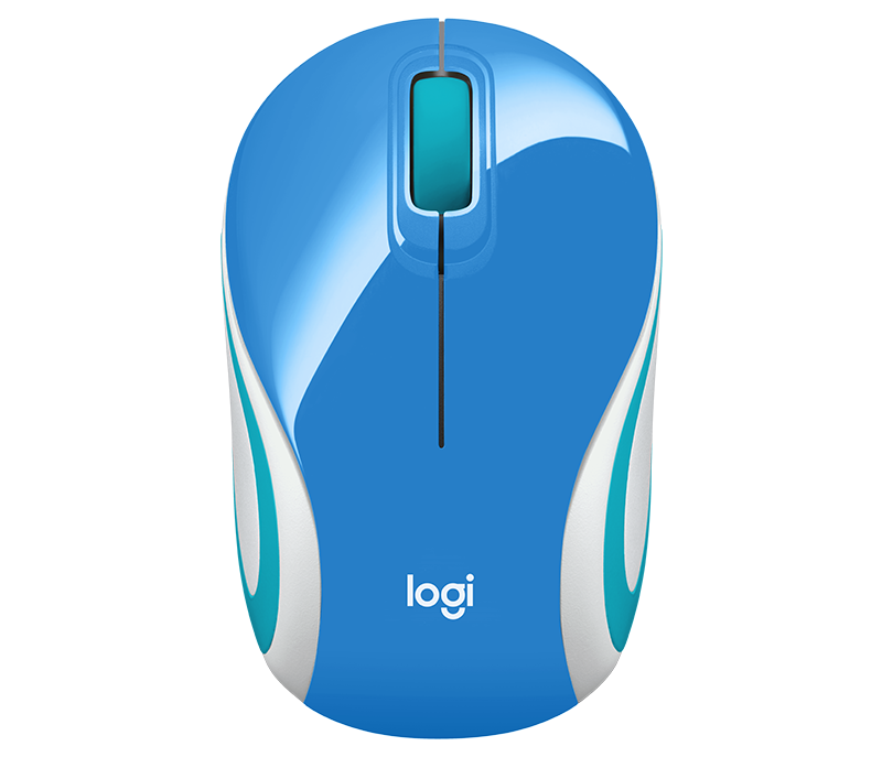 Logitech M187 Wireless Mouse Ultra Portable, 2.4 Ghz With Usb Receiver, 1000 Dpi Optical Tracking, 3-Buttons, Pc / Mac / Laptop