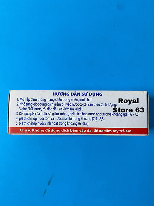 Dung dịch giúp giảm PH nước cho bể cá Thủy Phước