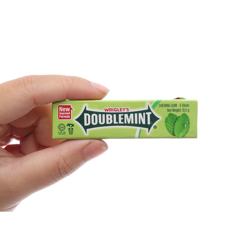 Kẹo gum Doublemint Bạc Hà 20 Thanh