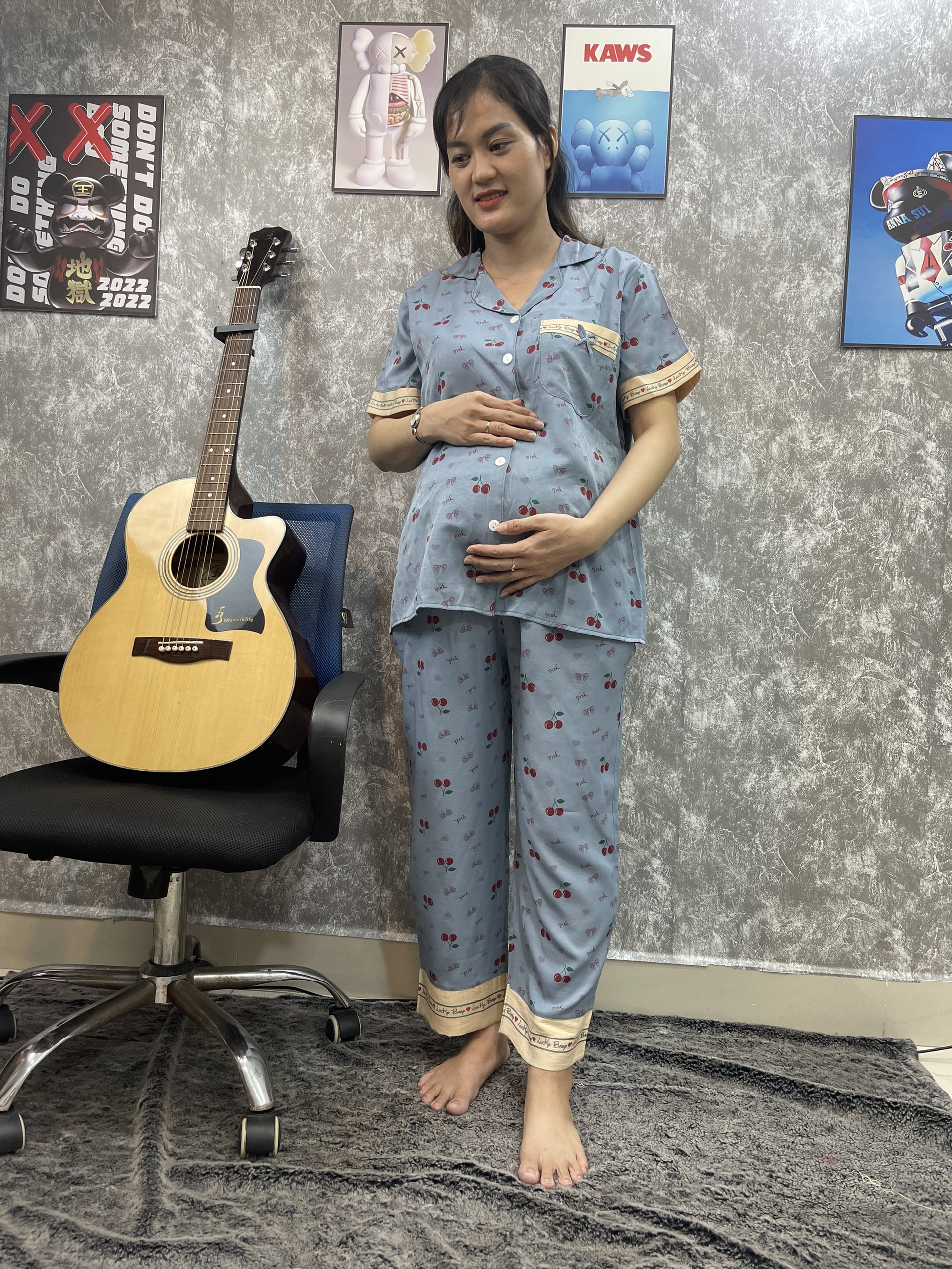 Bộ Đồ Bầu Đủi Lạnh Dài Cao Cấp