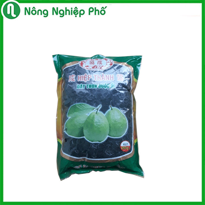 Dây thun ( dây chun ) đen buộc túi bọc ổi - Gói 500 gram - Nông Nghiệp Phố