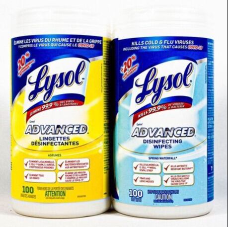 Khăn giấy ướt diệt khuẩn Lysol 100 tờ