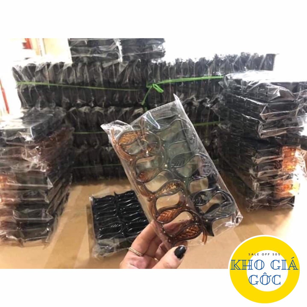 SET 12 Kẹp Tóc Càng Cua 3 Răng