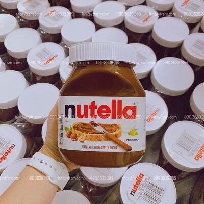 [HÀNG MỸ] MỨT SOCOLA KEM HẠT DẺ NUTELLA HAZELNUT SPREAD 750G