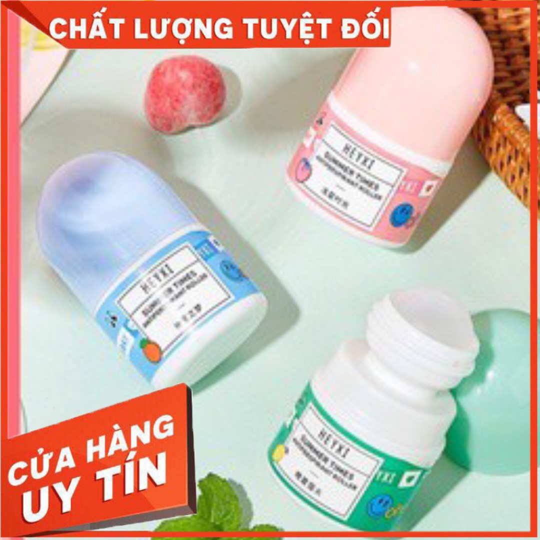 Lăn Nách Khử Mùi HEYXI 30ml Hương Đào , Hoa Cỏ , Gỗ , Khô Thoáng , Kiểm Soát Mồ Hôi