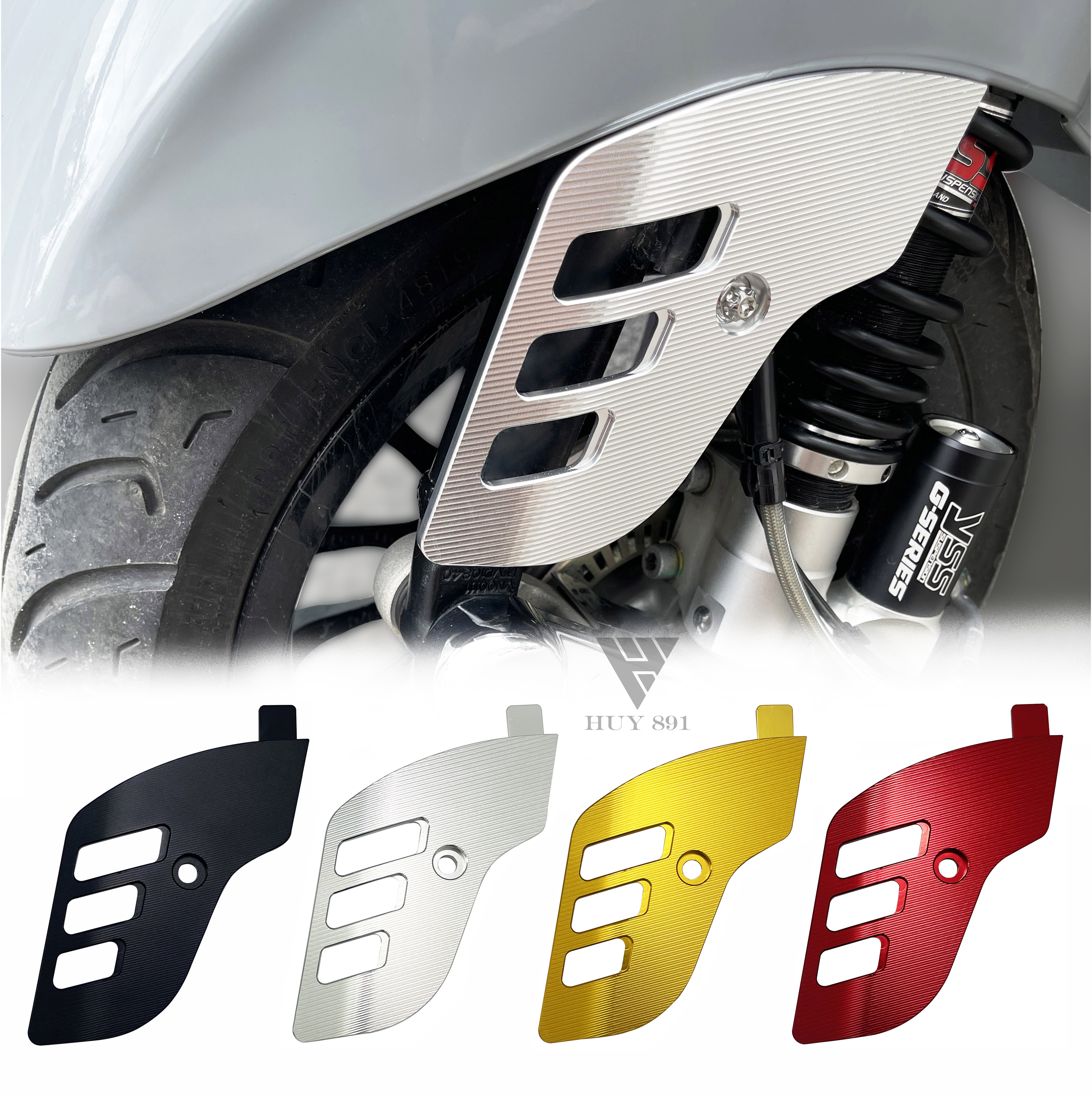 Che phuộc nhôm CNC Vespa Sprint, Primavera