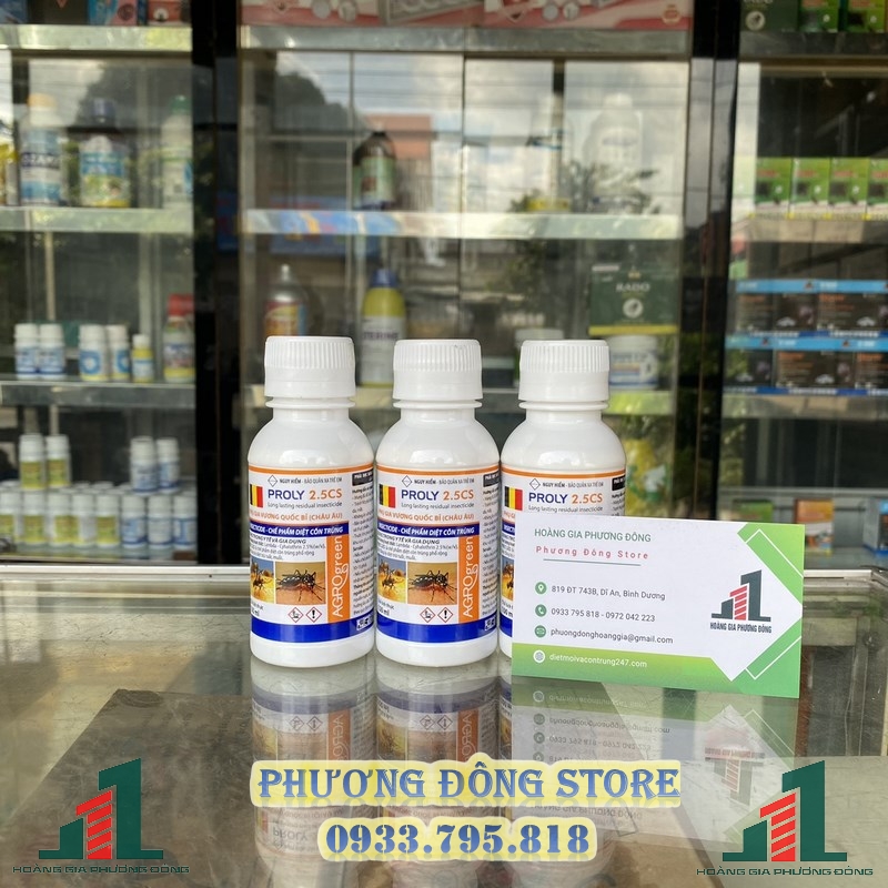 Thuốc diệt ruồi muỗi và côn trùng proly 2.5cs - 100ml