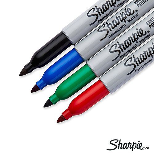 Bút lông dầu Sharpie Fine Point Black - Màu đen