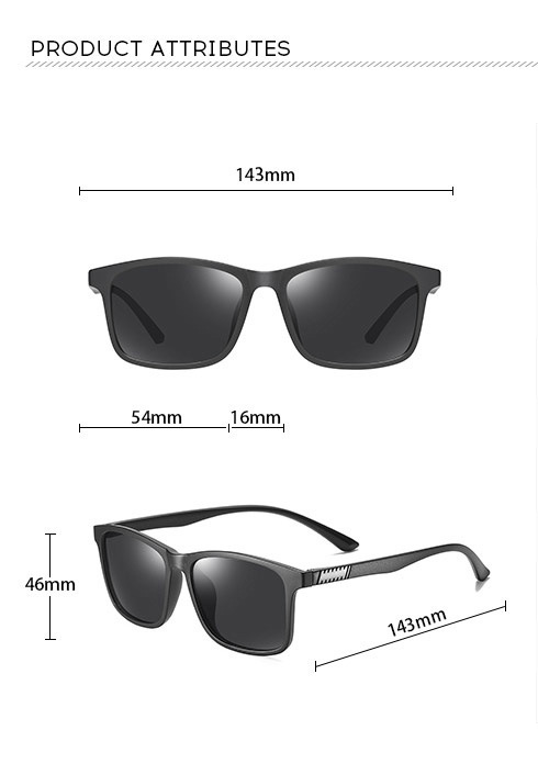 Kính râm phân cực cổ điển 3501 [ tặng kèm thẻ thử phân cực ]