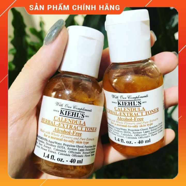 Toner Hoa Cúc Calendula Herbal Extract Alcohol-Free Toner 40ml