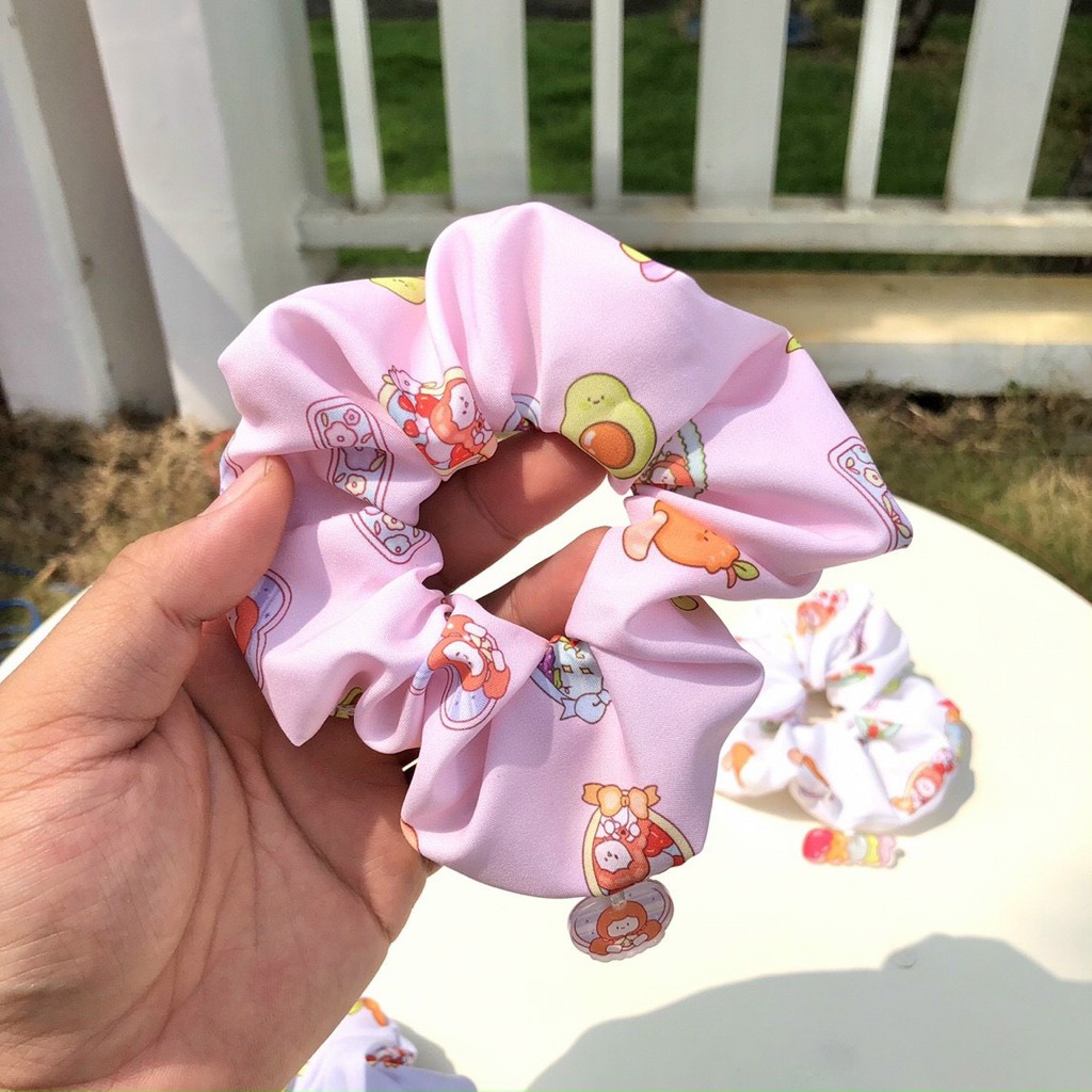 [ATKSHOP] Cột tóc Scrunchies Fruit Girl dễ thương