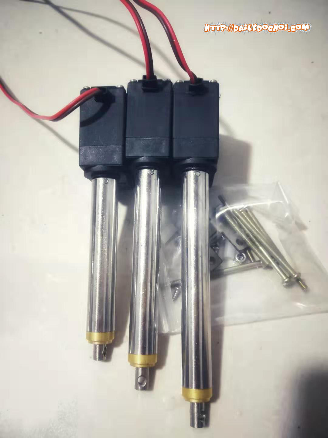 BỘ TRỤC ỐC VÍT KÈM SERVO NÂNG CẤP MÁY XÚC