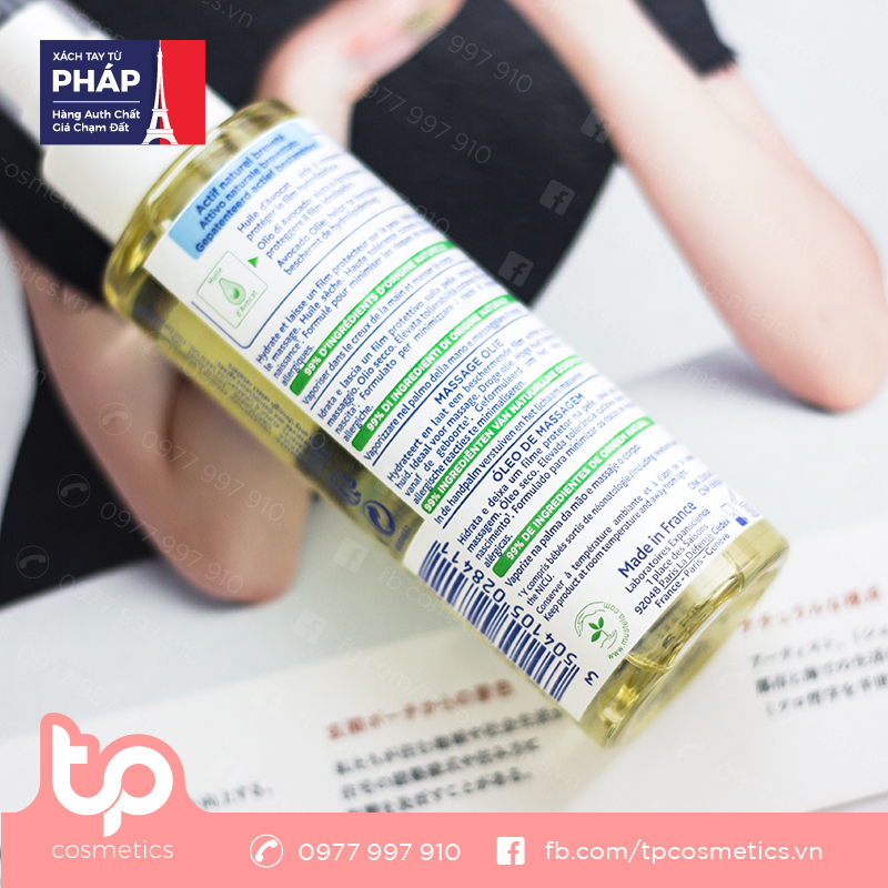 Dầu Massage Cho Bé Mustela Huile De Massage 100ml