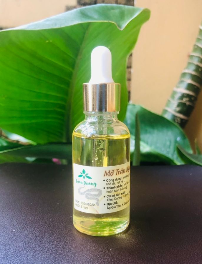 Mỡ trăn nguyên chất Triêu Dương - 30ml