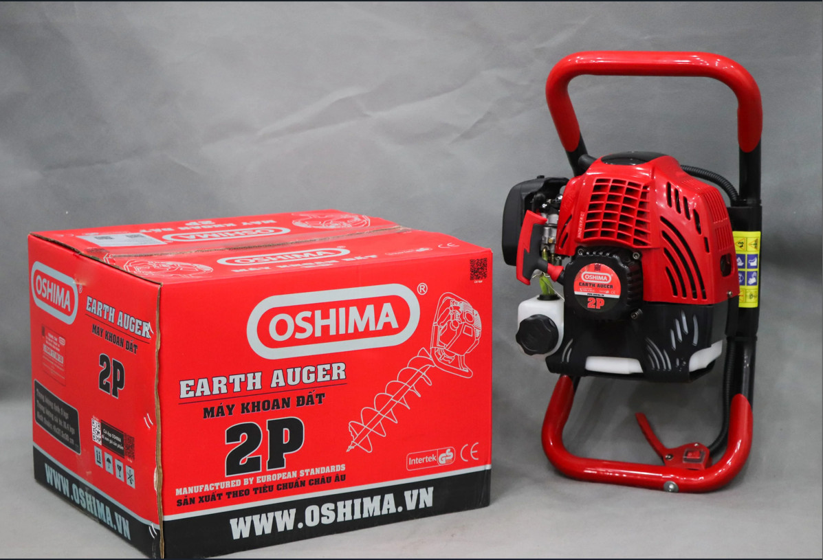 [HCM]Máy khoan đất oshima 2p tặng kèm mũi 150mm