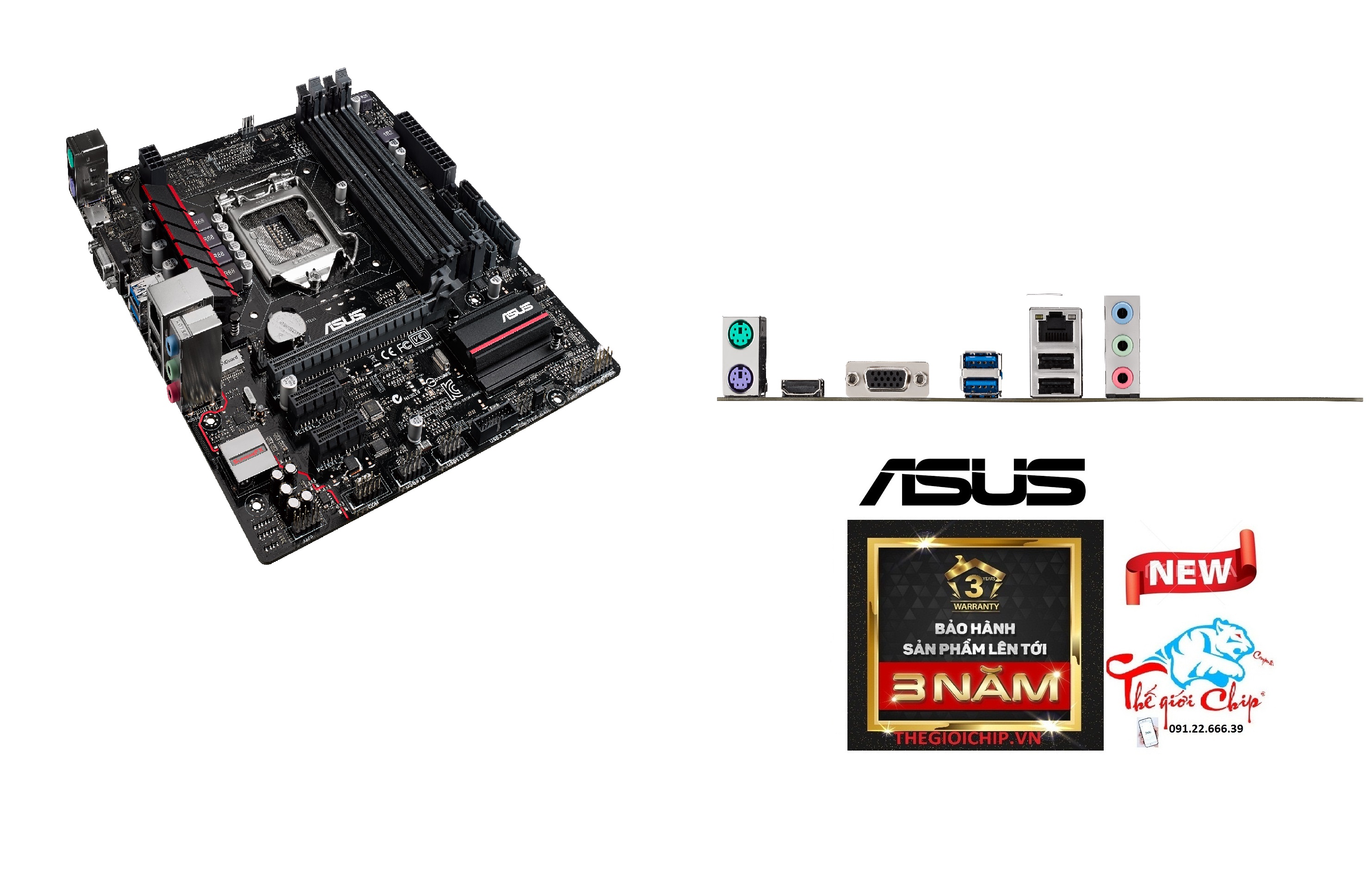 [HCM]Bo Mạch Chủ (Mainboard) ASUS B85M-GAMER Gaming (CTY Box-3 Năm)