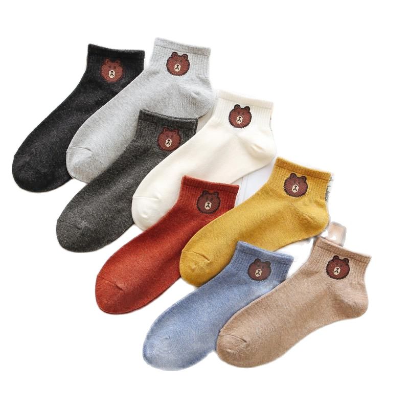 Set 10 đôi tất hình gấu brown