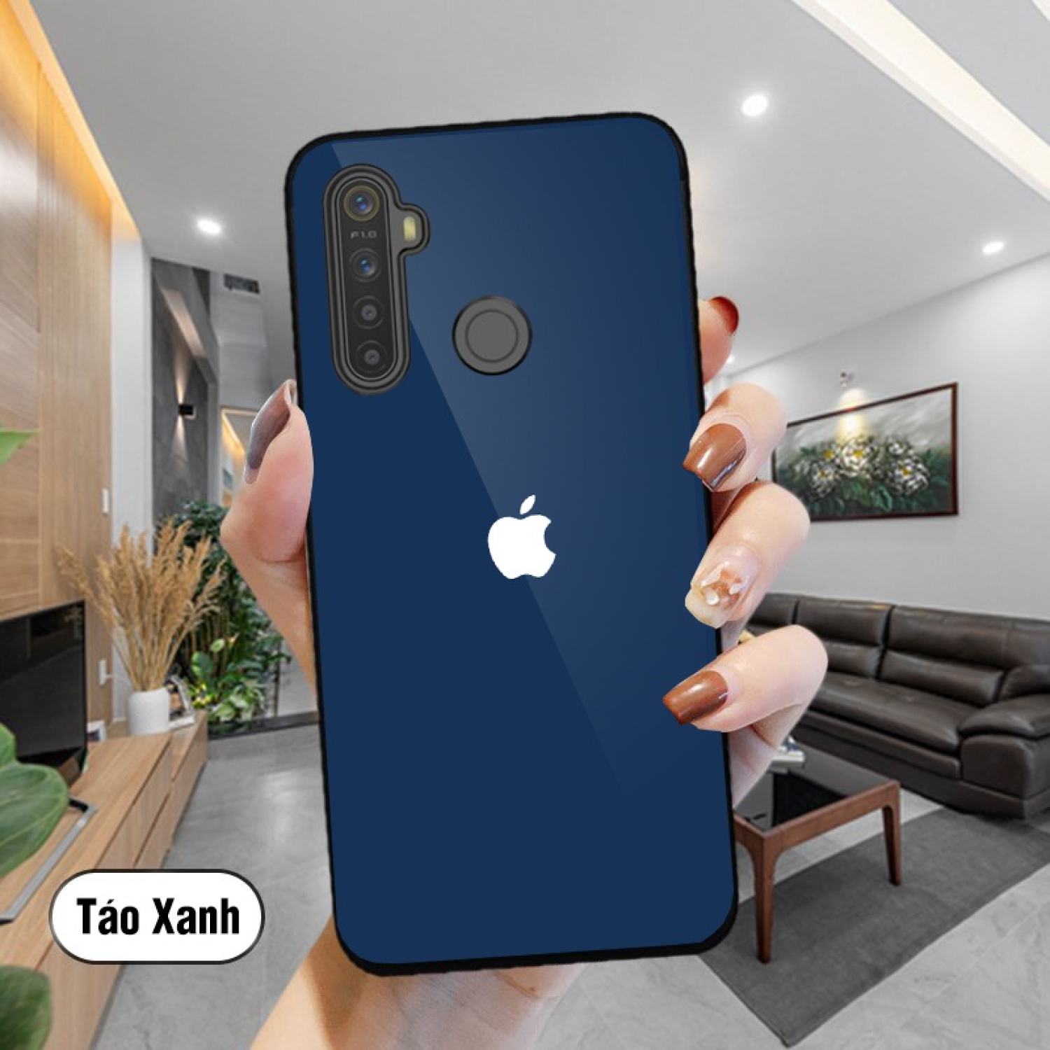 Ốp Lưng Realme 5, 5i, 5 Pro, Realme C3 Mặt kính gương sáng bóng cao cấp