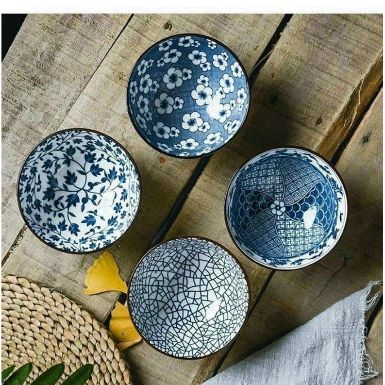 BỘ 6 BÁT CƠM MEN LAM CỰC SỊN