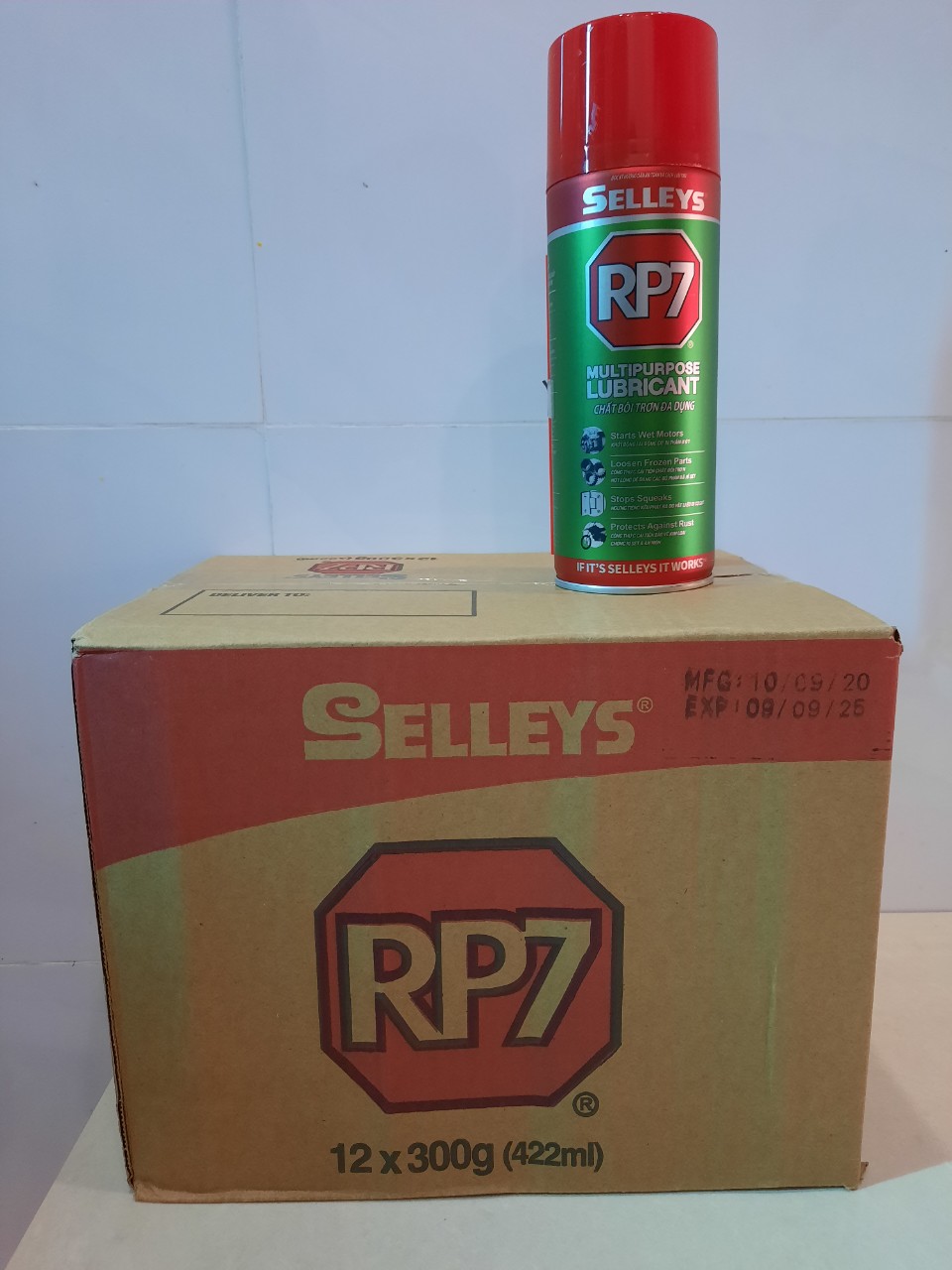 1 THÙNG (12 CHAI) CHAI XỊT CHỐNG RỈ, BÔI TRƠN PR7 300gr