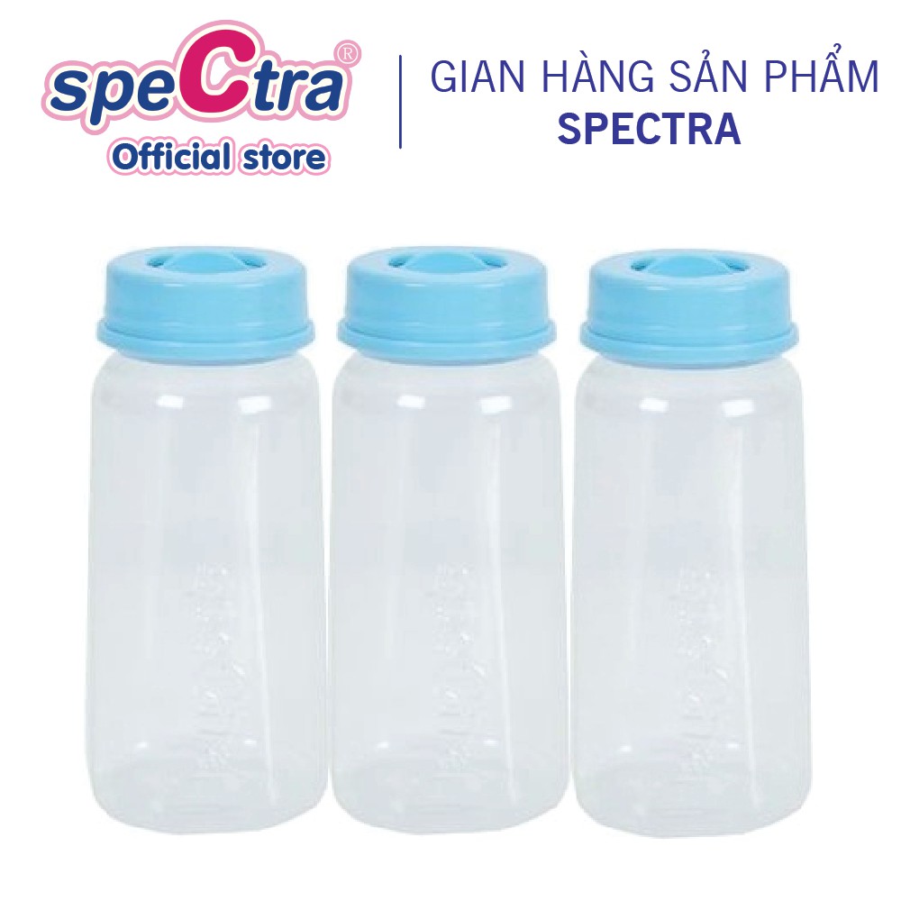 Bộ 3 bình trữ sữa PP cổ hẹp Spectra 150ml