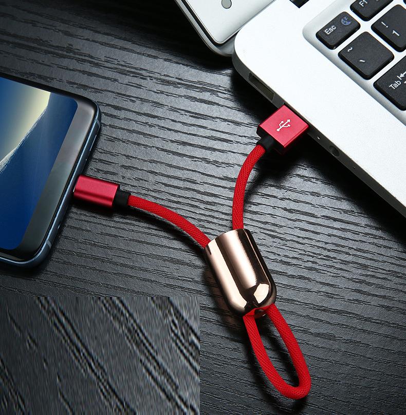 Dây cáp iphon sạc có móc khóa