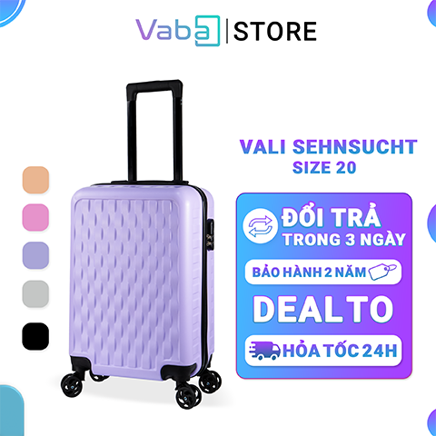 Vali kéo du lịch Vaba Sehnsucht vân lưới size 20