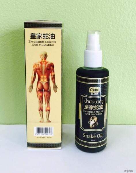Dầu xịt xoa bóp rắn bana snake oil thái lan