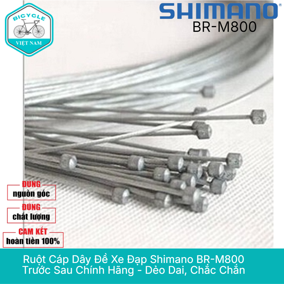 Ruột Cáp Dây Đề Xe Đạp Shimano BR-M800 Trước Sau Chính Hãng - Dẻo Dai, Chắc Chắn