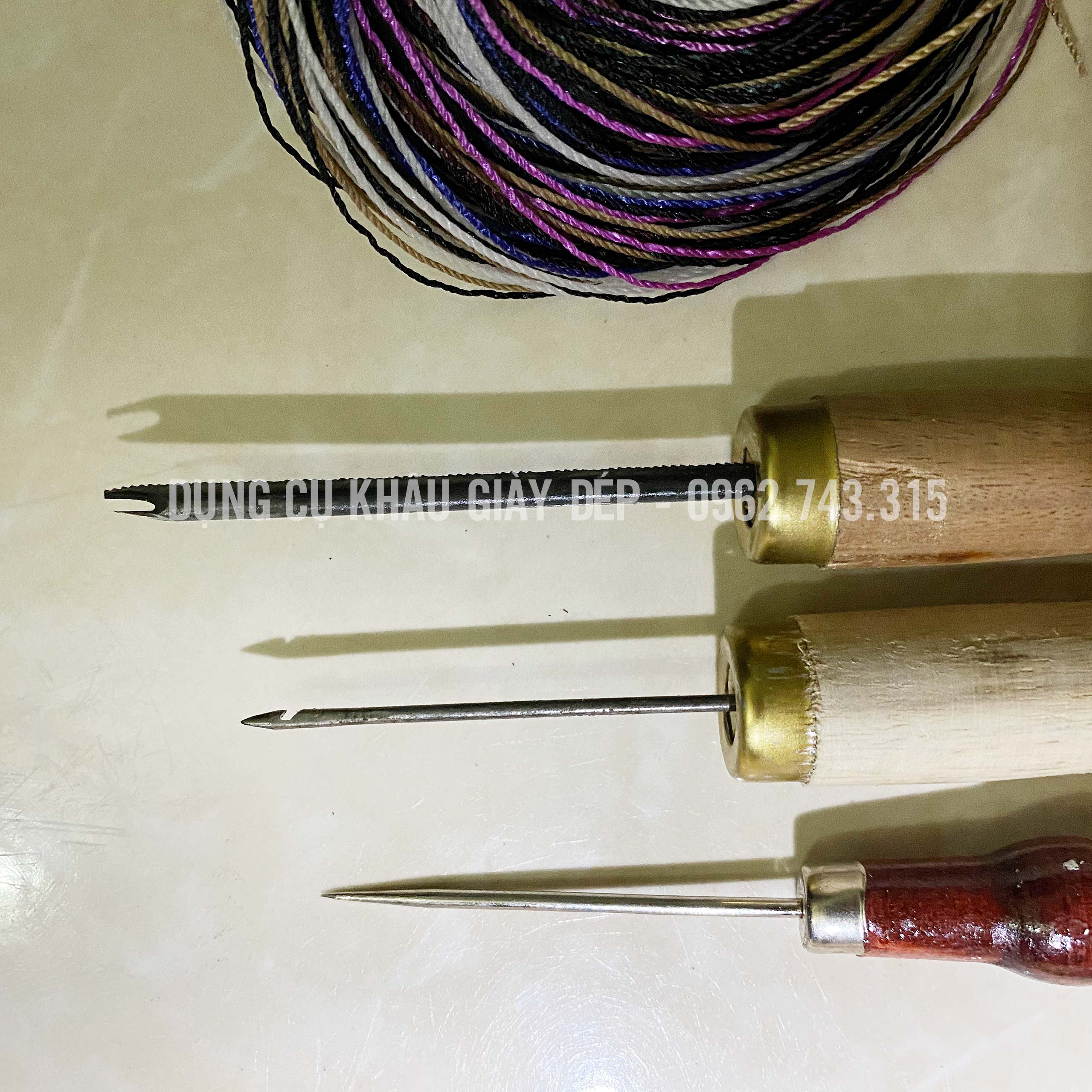 Combo bộ kim khâu giày kèm keo dán (Tặng chỉ)