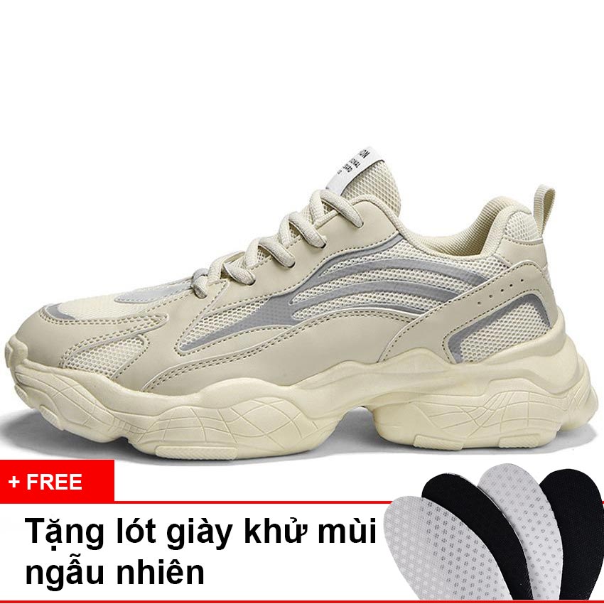 Giày phản quang nam, giày đế độn tăng chiều cao tự nhiên, phong cách ZATA - ZTS03 (tặng 01 cặp lót giày)