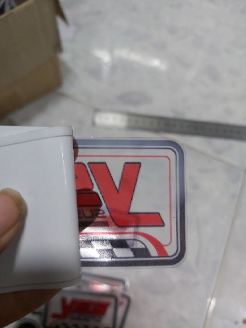Combo 2 Tem Decal YSS Trong Suốt Dán Xe, Dán Phuộc Giá Rẻ