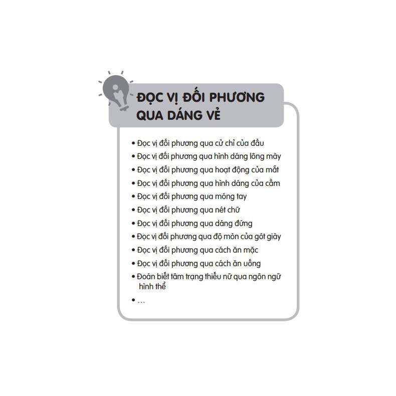 Sách - Đọc vị bất kỳ người khác trong 3 phút