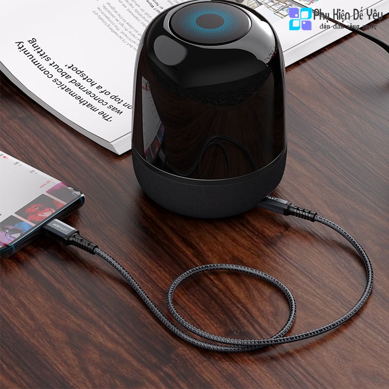 Cáp âm thanh AceFast C1-08 USB-C sang đầu đực 3.5mm (PHÂN PHỐI CHÍNH HÃNG)