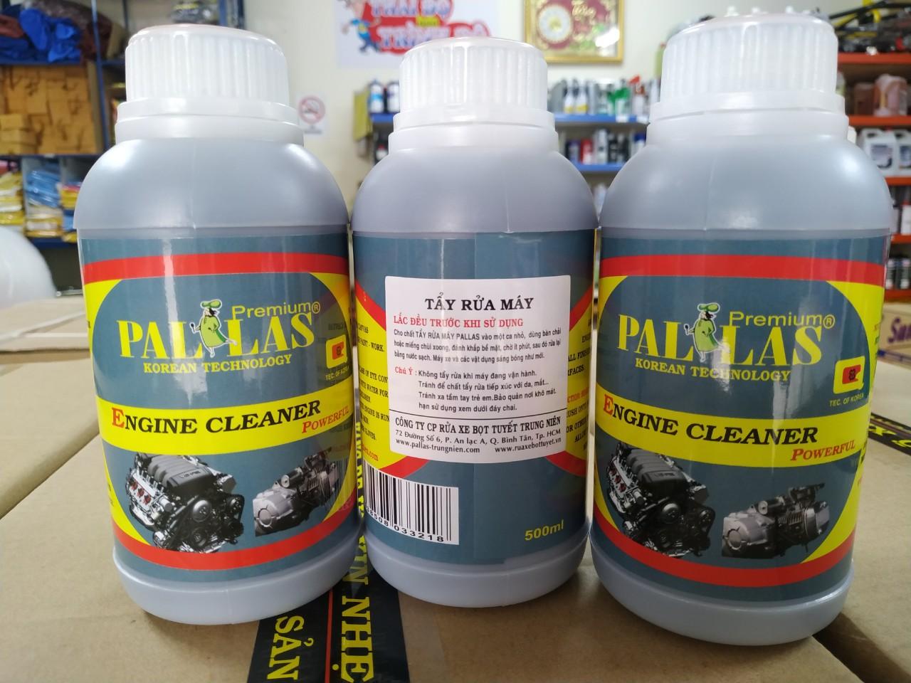 [HCM]Dung dịch tẩy rửa lốc máy Pallas 500ml