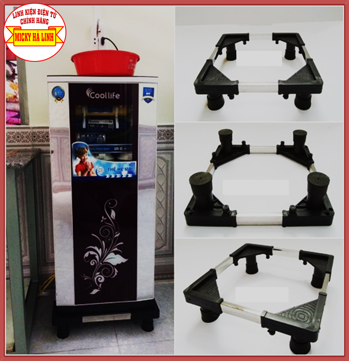 Chân kệ đa năng máy lọc nước giá đỡ máy lọc nước - chân đế máy lọc nước 300x460mm - chân đỡ máy lọc nước hoàng tâm