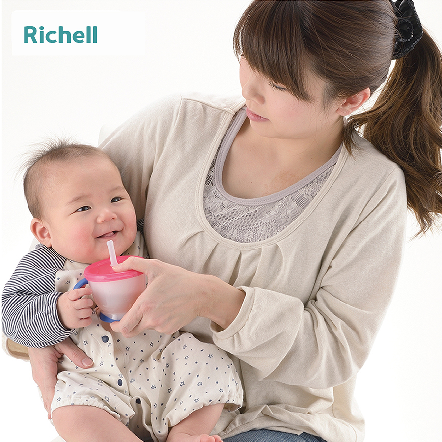 CỐC TẬP UỐNG 3 GIAI ĐOẠN RICHELL VÀNG
