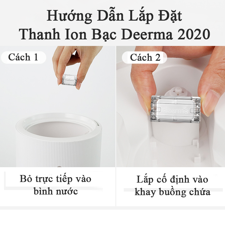 [HCM]thanh ion bạc deerma thế hệ mới 2020