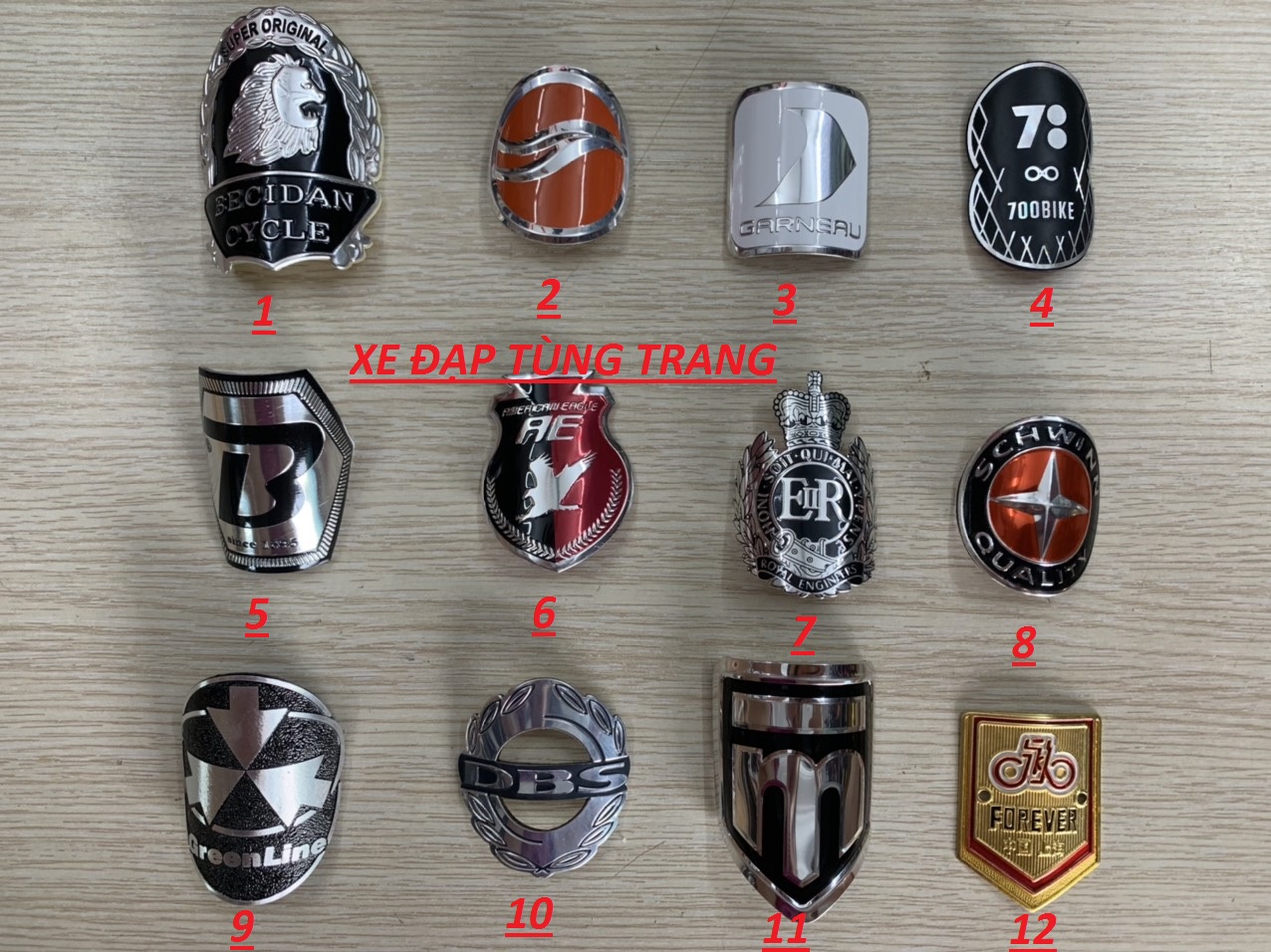 Logo Xe đạp độc lạ VN sưu tầm.