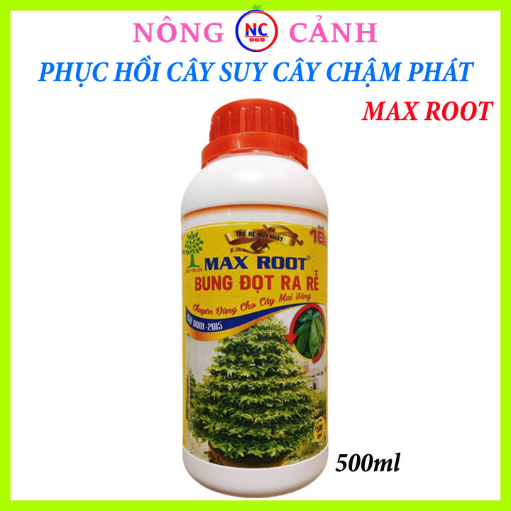 Max root phục hồi cây suy cây chậm phát chai 500ml