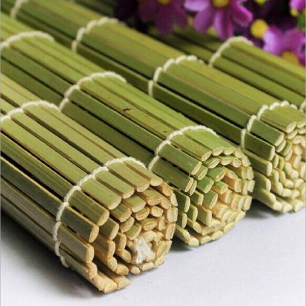 Mành Tre Cuộn Sushi Xanh