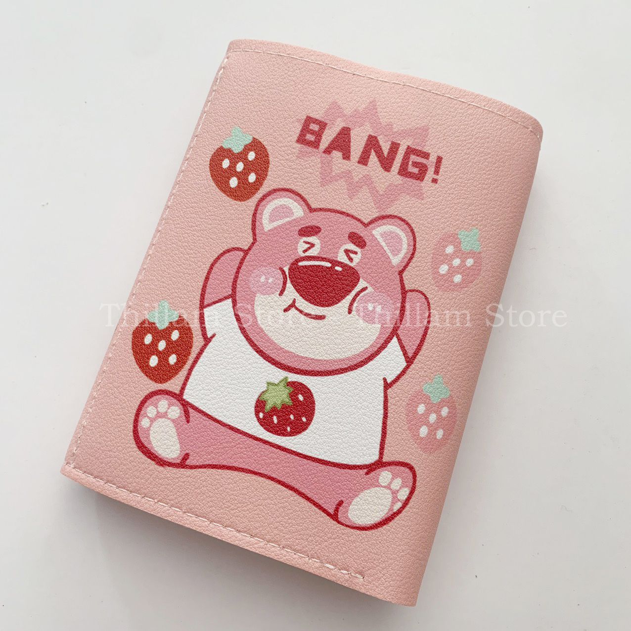 Ví Gấu Dâu gấp ba siêu dễ thương ThiLam Store