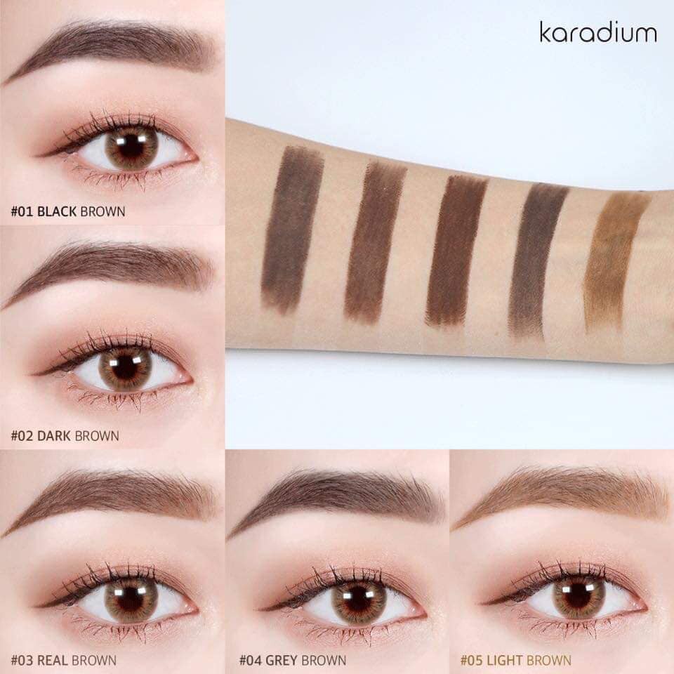 Chì Kẻ Mày 2 đầu Karadium Đủ màu